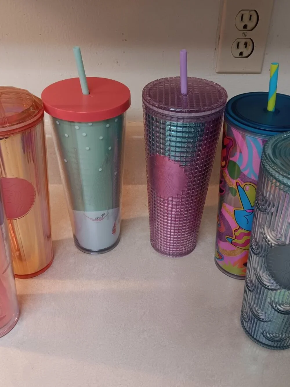 Starbucks Assortment of 6 beverage tumbles 24 oz.